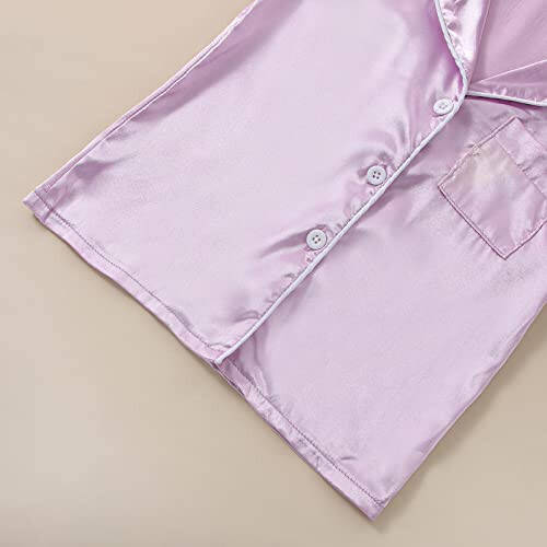 One opening Boy Girl Baby Pajamas Satin Toddler Pajamas Button Down Sleep Suit Kids Pajamas Set Boys Pajamas Girls Pjs - 40