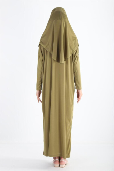 One Piece Non-Slip Head Cover Prayer Abaya - 2