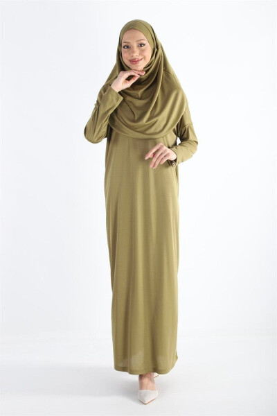 One Piece Non-Slip Head Cover Prayer Abaya - 3