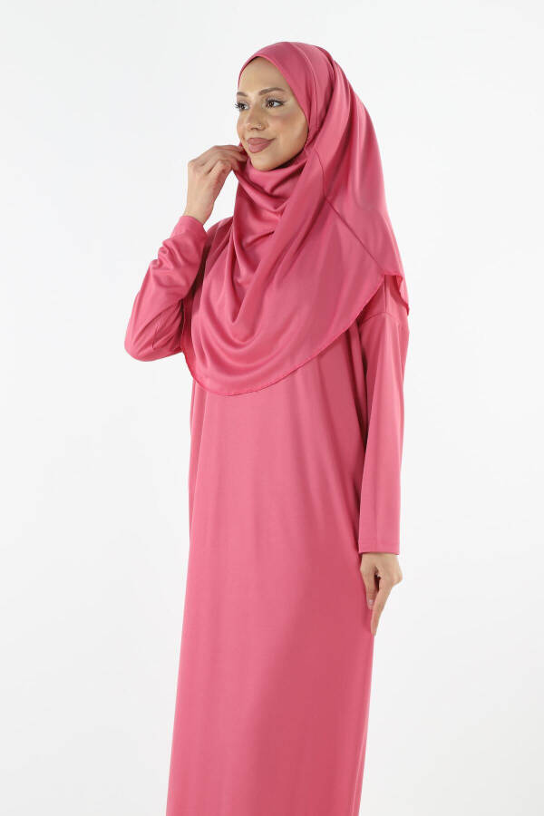 One Piece Non-Slip Headscarf Prayer Dress - 3