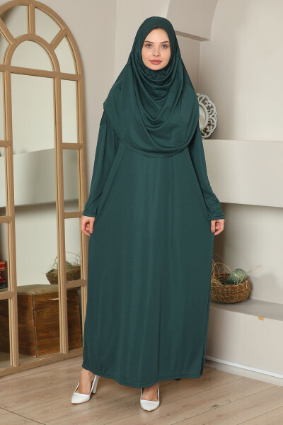 One Piece Prayer Dress Emerald Green - 3