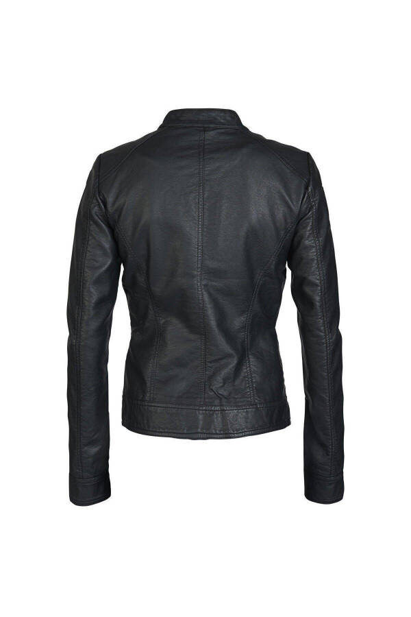 Onlbandit Faux Leather Biker Jacket 15081400-blk - 4