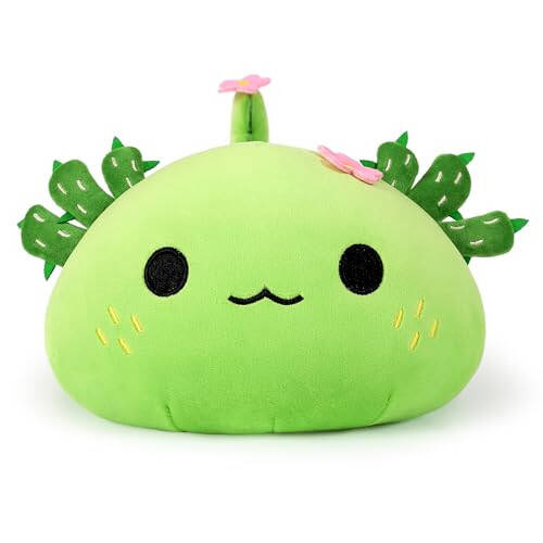 Onsoyours Cute Axolotl Plush, Soft Stuffed Animal Salamander Plush Pillow, Kawaii Plushie Toy for Kids (Axolotl Cactus, 13 inches) - 23