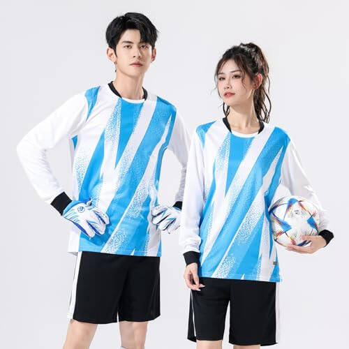 OPUTWDF Personalized Soccer Jersey for Kids Men Women Custom Soccer Jersey Boys Personalized Soccer Uniform Set - 6