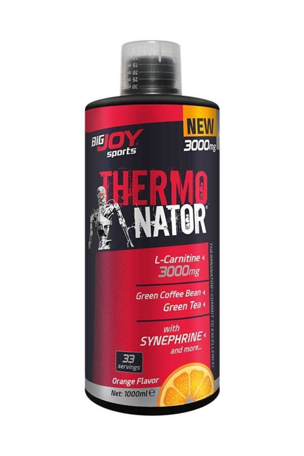 Orange Flavored Thermo Nator L Carnitine 1000 ml 3000mg L Carnitine - 3