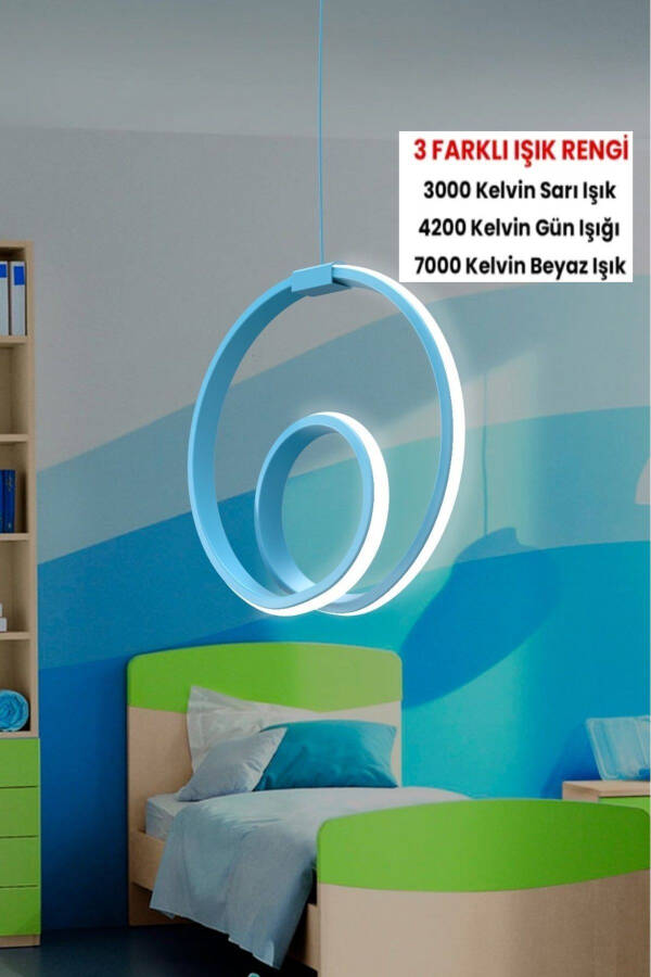 Orcen Ko'k Yangi Seri Maxsus 3 Rangli Ultra LEDli Chandelier - 1