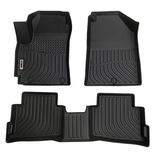 Orealtrend Car Mats Floor Liners Replacement for Seltos 2020-2024 Heavy Duty All Weather Black Front Rear Car Carpet-Custom Fit Durable - 1