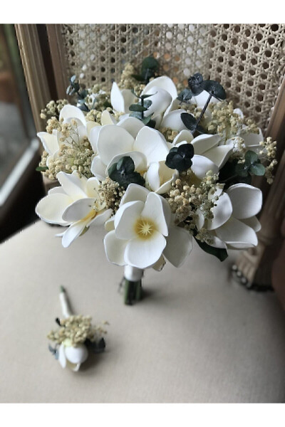 Organization Magnolia Bridal Bouquet - 14