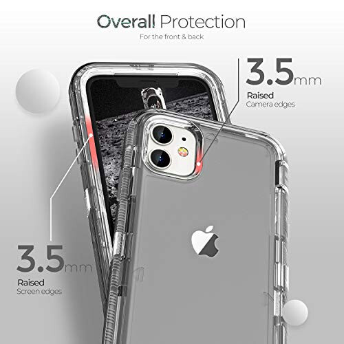 ORIbox Case Compatible with iPhone 11, Heavy Duty Shockproof Anti-Fall Clear - 4