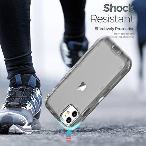 ORIbox Case Compatible with iPhone 11, Heavy Duty Shockproof Anti-Fall Clear - 5