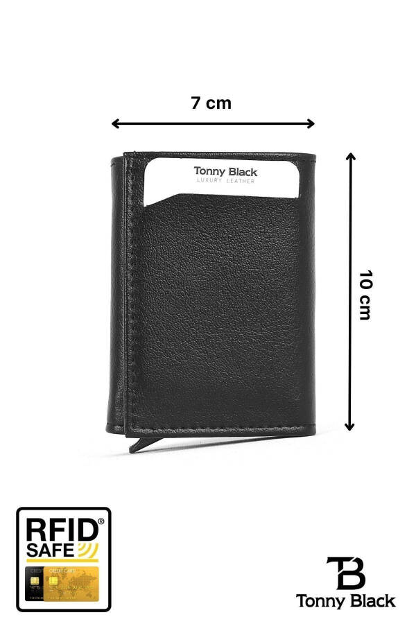 Original Boxed Super Slim Cardholder with Gift Automatic Mechanism Multi-Pocket Smart Credit Card Holder - 14