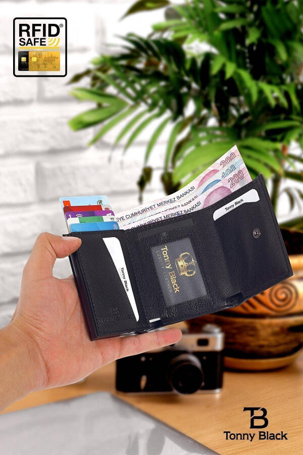 Original Boxed Super Slim Cardholder with Gift Automatic Mechanism Multi-Pocket Smart Credit Card Holder - 5