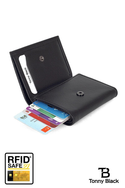 Original Boxed Super Slim Cardholder with Gift Automatic Mechanism Multi-Pocket Smart Credit Card Holder - 20