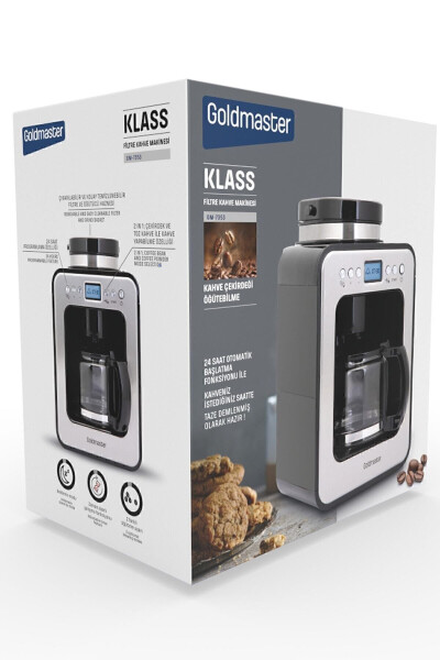 Original Klass 2 in 1 Grinder Programmable Fully Automatic Filter Coffee Machine - 24