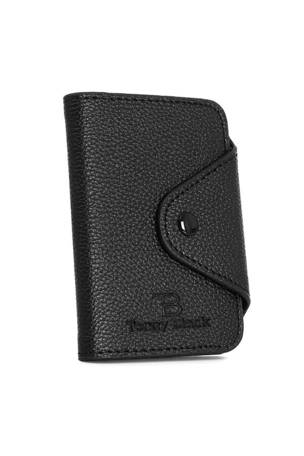 Original New Generation Slim Model 10 Card Slotted Snap-on Business Card Holder & Credit Stylish Card Wallet - 4