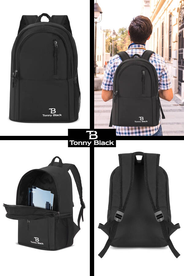 Original Unisex Multi-Pocket Waterproof Sport School Laptop Travel & Daily Use Backpack - 10