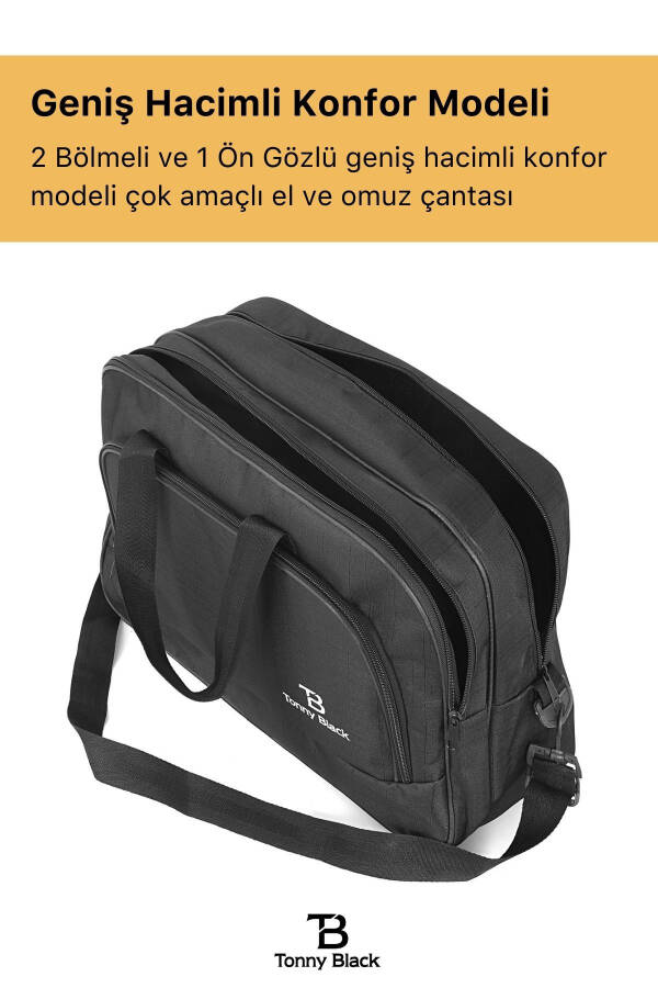 Orijinal Unisex Konfor Modeli Çok Gözlü Seyahat Tatil Spor Kabin Boy Kumaş Valiz El ve Omuz Çantası - 4