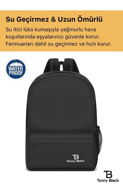 Orijinal Unisex Konfor Modeli Su Geçirmez Spor Kurs Seyahat Ve Günlük Kullanım İçin Sırt Çantası - 6