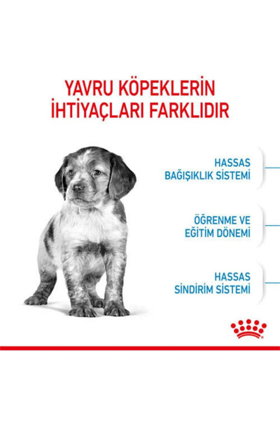 Orta Irk Yavru Köpek Maması Medium Puppy 15 Kg - 13