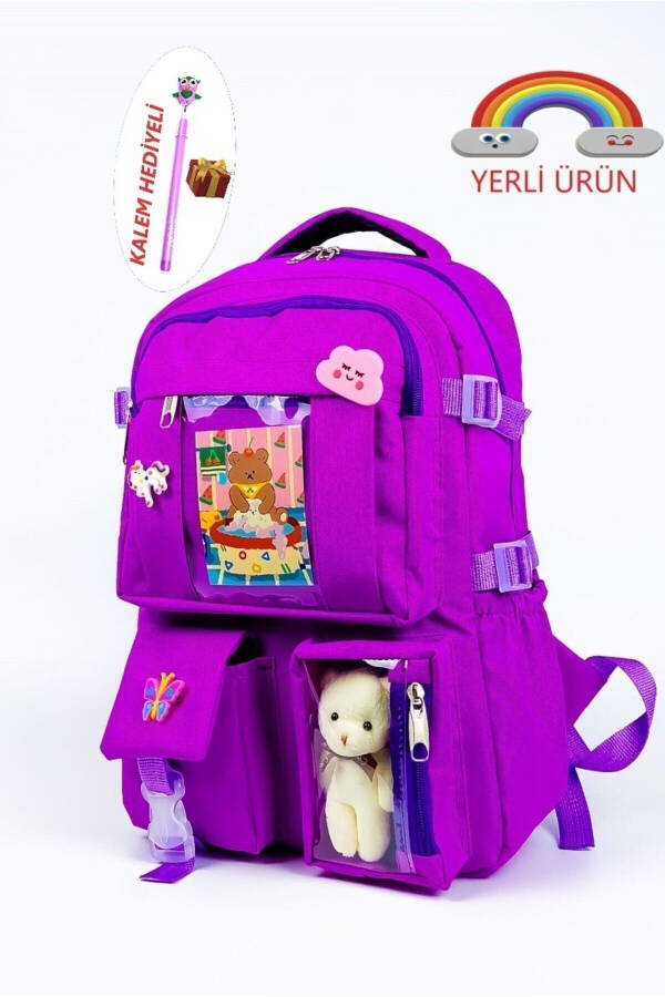 Orthopedic, fully accessorized, daily school backpack. Korean style, cute! - 1