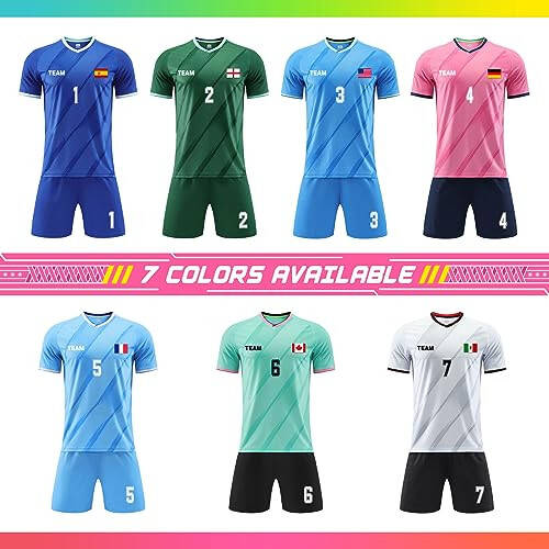 ORYG Custom Soccer Jerseys for Kids Boys Girls Personalized Men Women Soccer Team Uniforms with Name Number Logo Team Name - 5