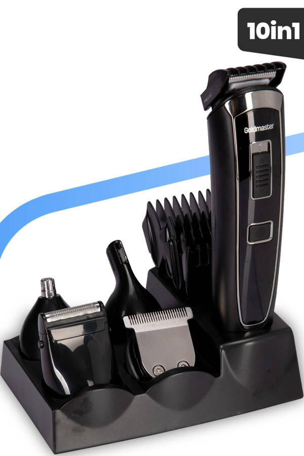 Oscar Wireless Stainless Steel Full 10 in 1 Men's Grooming Set - 31