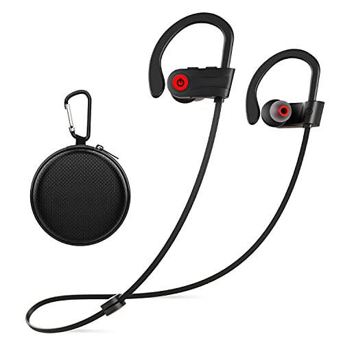 Otium Bluetooth Kulaklıklar Kablosuz Kulaklıklar Bluetooth Kulaklıklar, Spor Kulaklıklar, IPX7 Su Geçirmez Stereo Kulaklıklar Spor Salonu Koşusu İçin 15 Saat Oynatma Süresi Ses Yalıtımlı Kulaklıklar, Siyah - 7