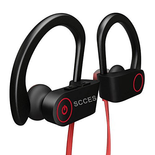 Otium Bluetooth Kulaklıklar, Kablosuz Kulaklıklar IPX7 Su Geçirmez Spor Kulaklıklar Mikrofonlu HD Stereo Ter Proof Kulak İçi Kulaklıklar Spor Salonu Koşu Antrenmanı 15 Saat Pil Ses İzolasyonlu Kulaklıklar - 8