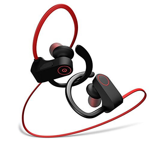 Otium Bluetooth quloqchinlari, Simsiz quloqchinlar IPX7 Su o'tkazmaydigan Sport quloqchinlari Mikrofonli HD Stereo Terga chidamli quloq ichidagi quloqchinlar Sport zali Yugurish Mashq 15 soat batareya Ovoz o'tkazmaydigan eshitish vositalari - 12