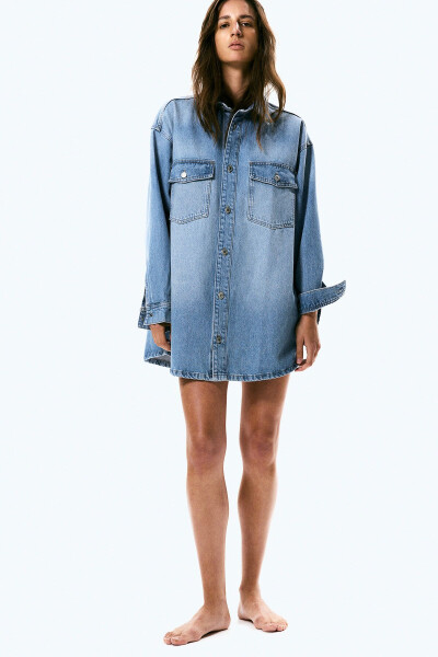 Oversize denim shirt - 3