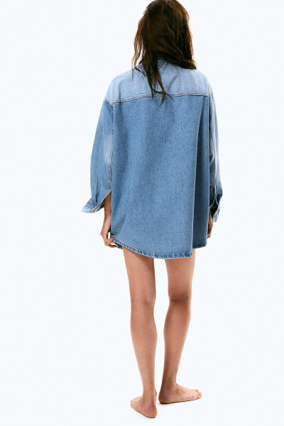 Oversize denim shirt - 5