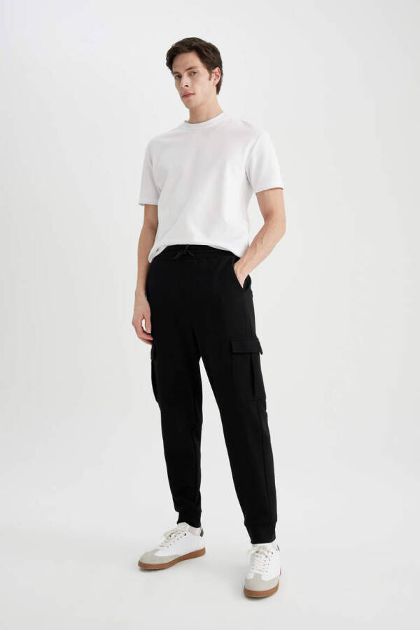 Oversize Fit Jogger Sweatpants Black - 3