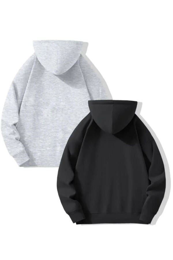 OVERSIZE Kids Printed Zipper Hoodie with Hood 2 PACK ( NEW PRODUCT ) - 17