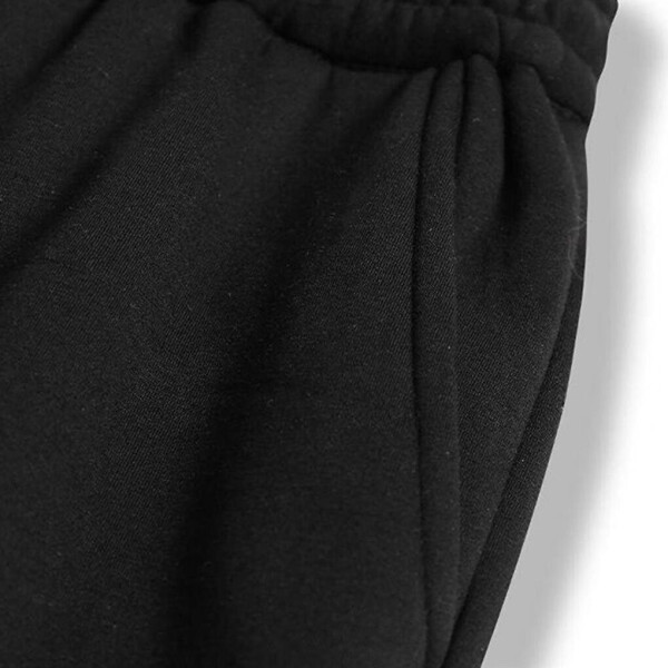 Oversize Unisex Black Sweatpants - 2