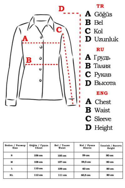 Oversize Uzun Basic Gömlek - Beyaz - 10