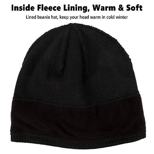 Oversize XXL Beanie Hat for Big Heads 23.6-25.6 - 5