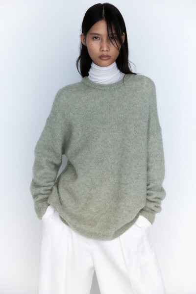 Oversized alpaca blend sweater - 3