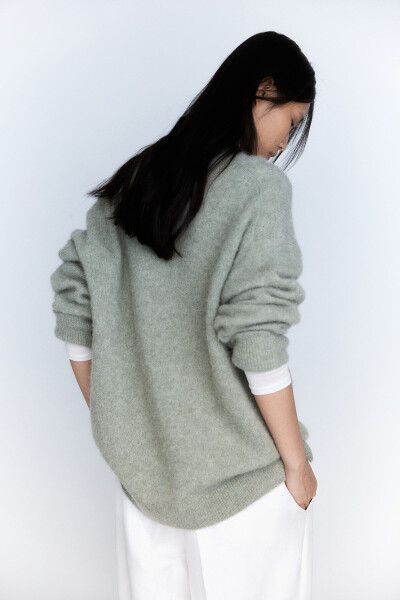 Oversized alpaca blend sweater - 6