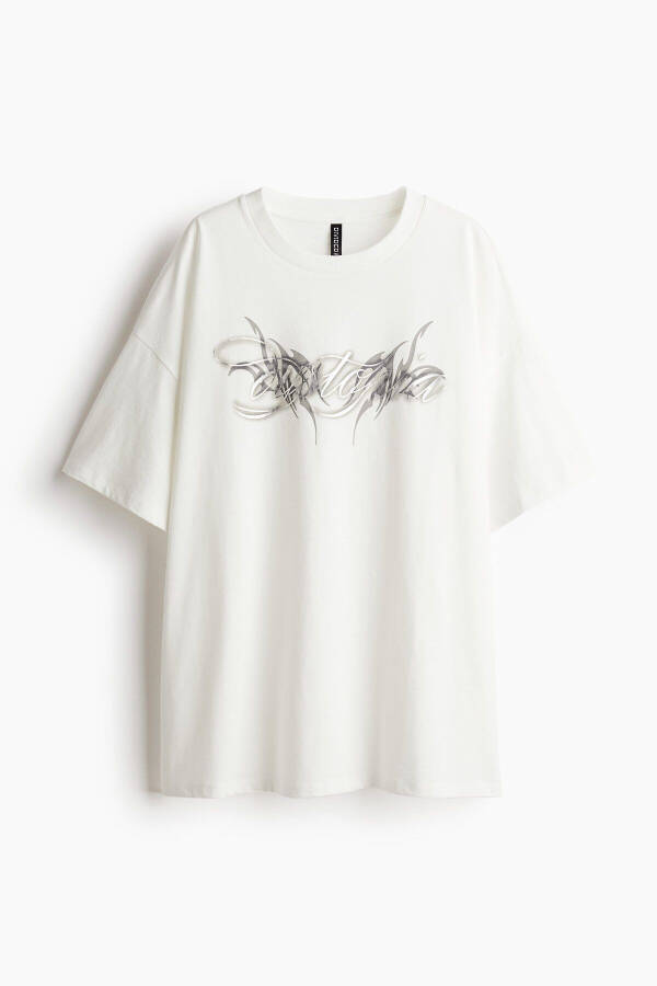 Oversized Detailed T-Shirt - 4