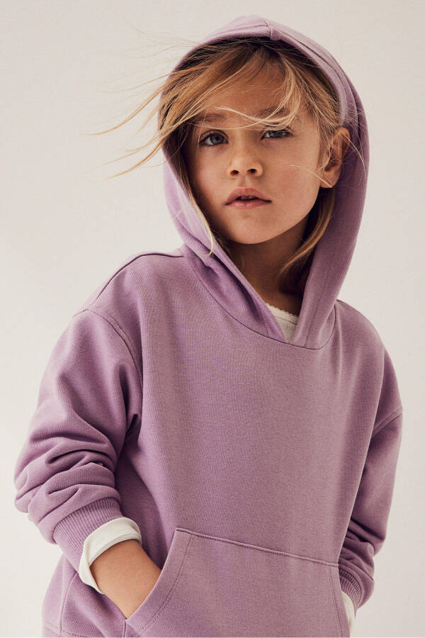 Oversized hooded top - 4