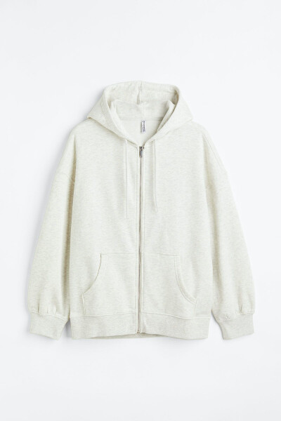 Oversized hoodie with zipper - 4