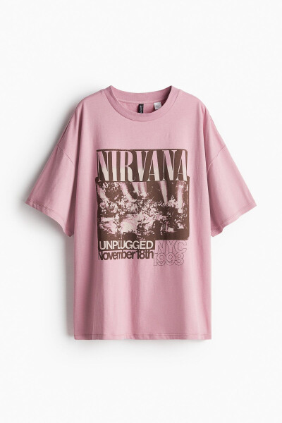 Oversized Printed T-Shirt - 4