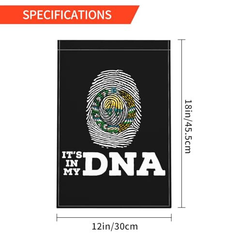 Özbekistan Amblemi DNA'mda Bahçe Bayrakları Dış Mekan 12x18 İnç Çift Taraflı Bahçe Bayrağı Ev Çim Dekor Bayrağı Tatil Mevsimsel Hoş Geldiniz Bayrakları - 6