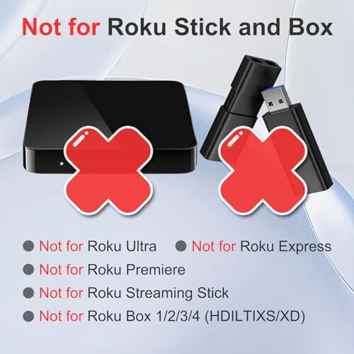 (Pack of 2) Universal TV Remote Compatible with Roku TV with Soft Protective Case, Replacement Remote for TCL Roku/for Hisense Roku/for Onn Roku TV(Not for Roku Stick and Box), Black - 10