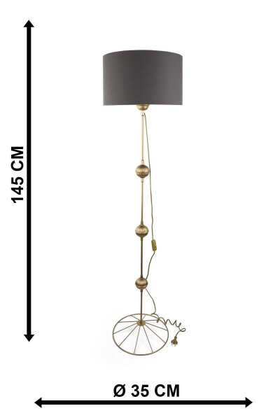 Palermo Floor Lamp Antique No:01 - 4