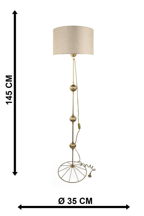 Palermo Floor Lamp Antique No:07 - 4