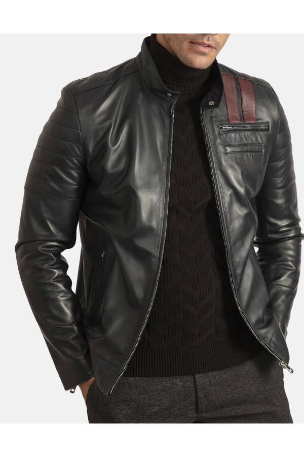 Palermo102 Men's Genuine Leather Jacket - 3