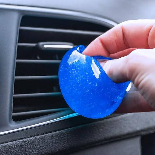 Palm Isle Trade Car Cleaning Gel, Car Slime, Car Cleaning Putty, Car Putty for Cleaning, Car Slime Cleaner Dust Cleaning Gel, Car Detailing Kit, Keyboard Cleaner, Blue 5.6 oz - 2