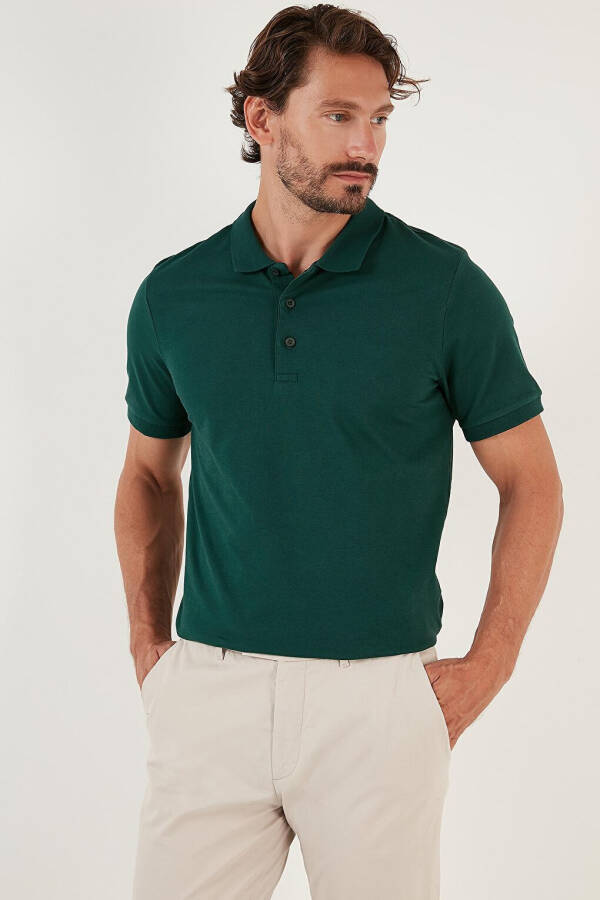 Pamuklu Regular Fit Düğmeli Polo T Shirt 4362050 - 3