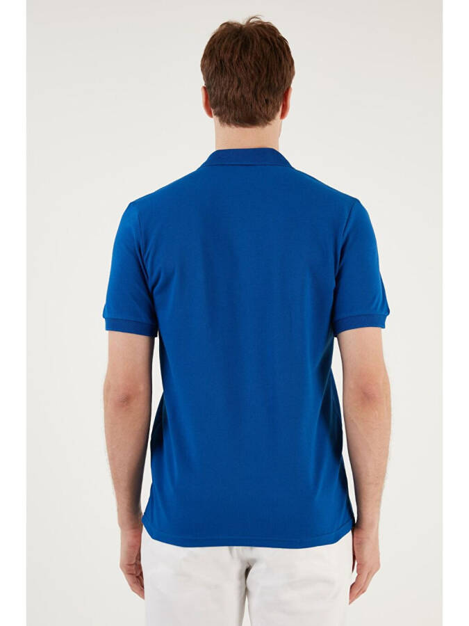 Pamuklu Regular Fit Düğmeli Polo Yaka T Shirt 5902739 - 6